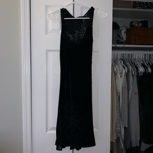 Betsey Johnson sheer velvet dress